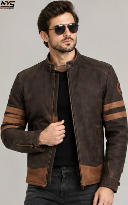 Wolverine Sheepskin Leather Jacket – Snuffed Finish