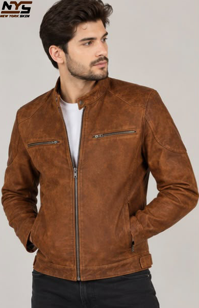 Vintage Sheepskin Leather Jacket | NYS Jacket