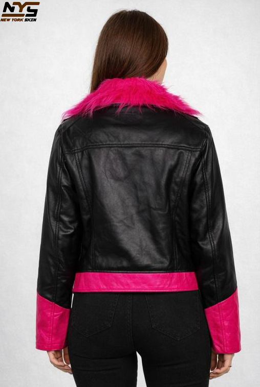 Women's Handmade Sheep Leather Motorcycle Jacket – Bold Streetwear