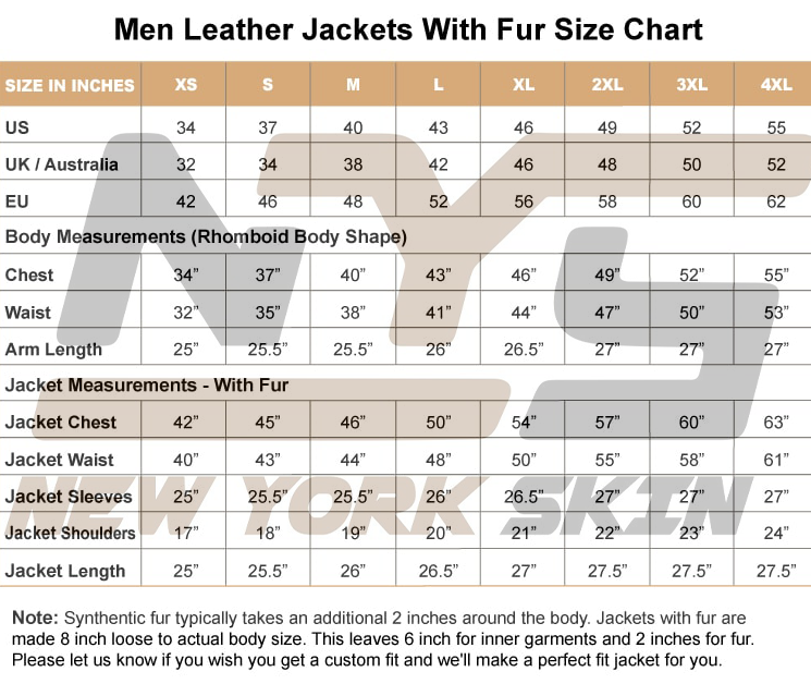 Men's Brown Sheepskin Leather Bomber Jacket – Faux Fur Lined