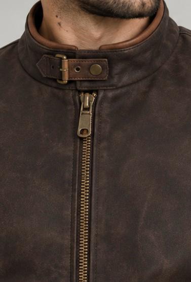 Wolverine Sheepskin Leather Jacket – Snuffed Finish